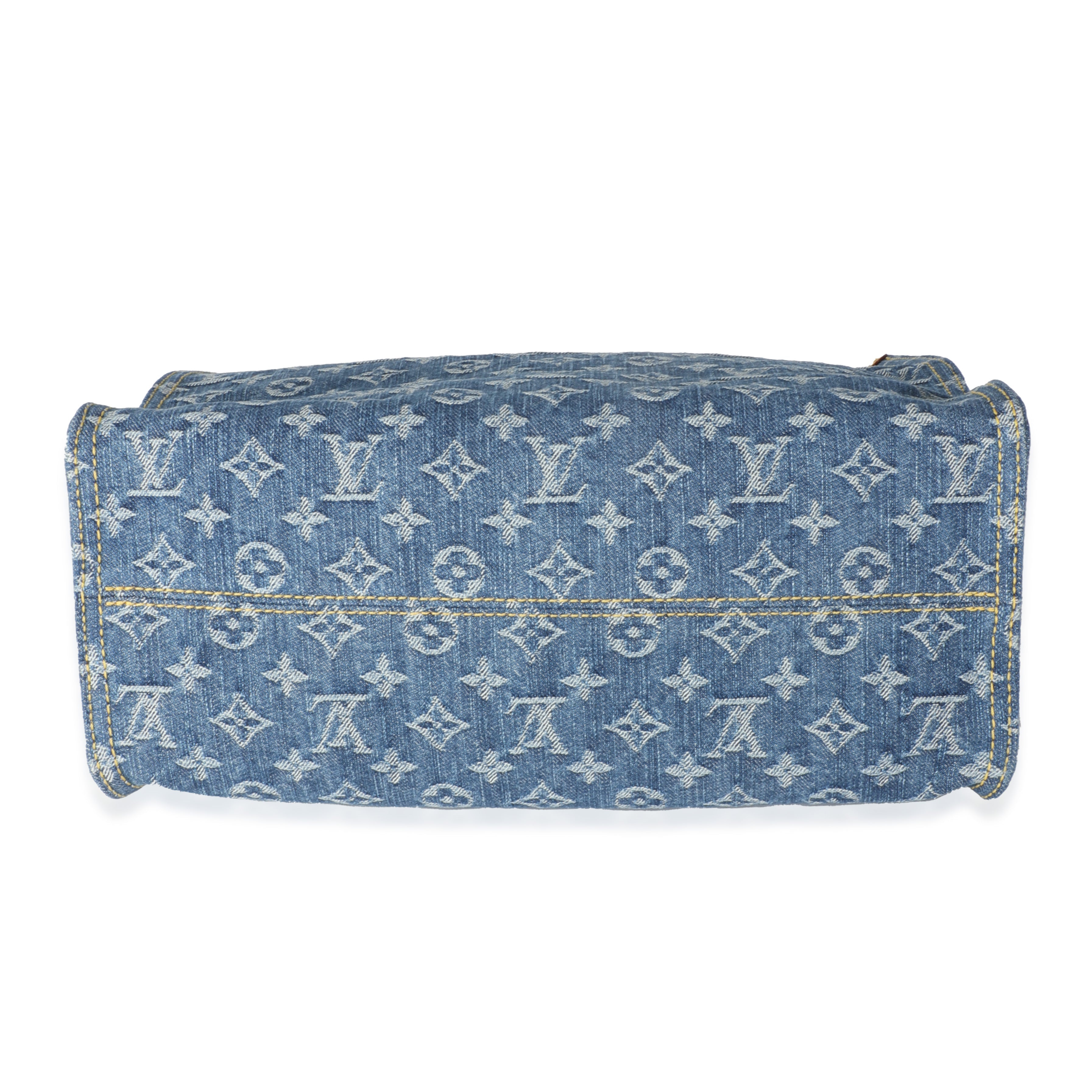 Louis Vuitton Blue Monogram Denim Onthego MM