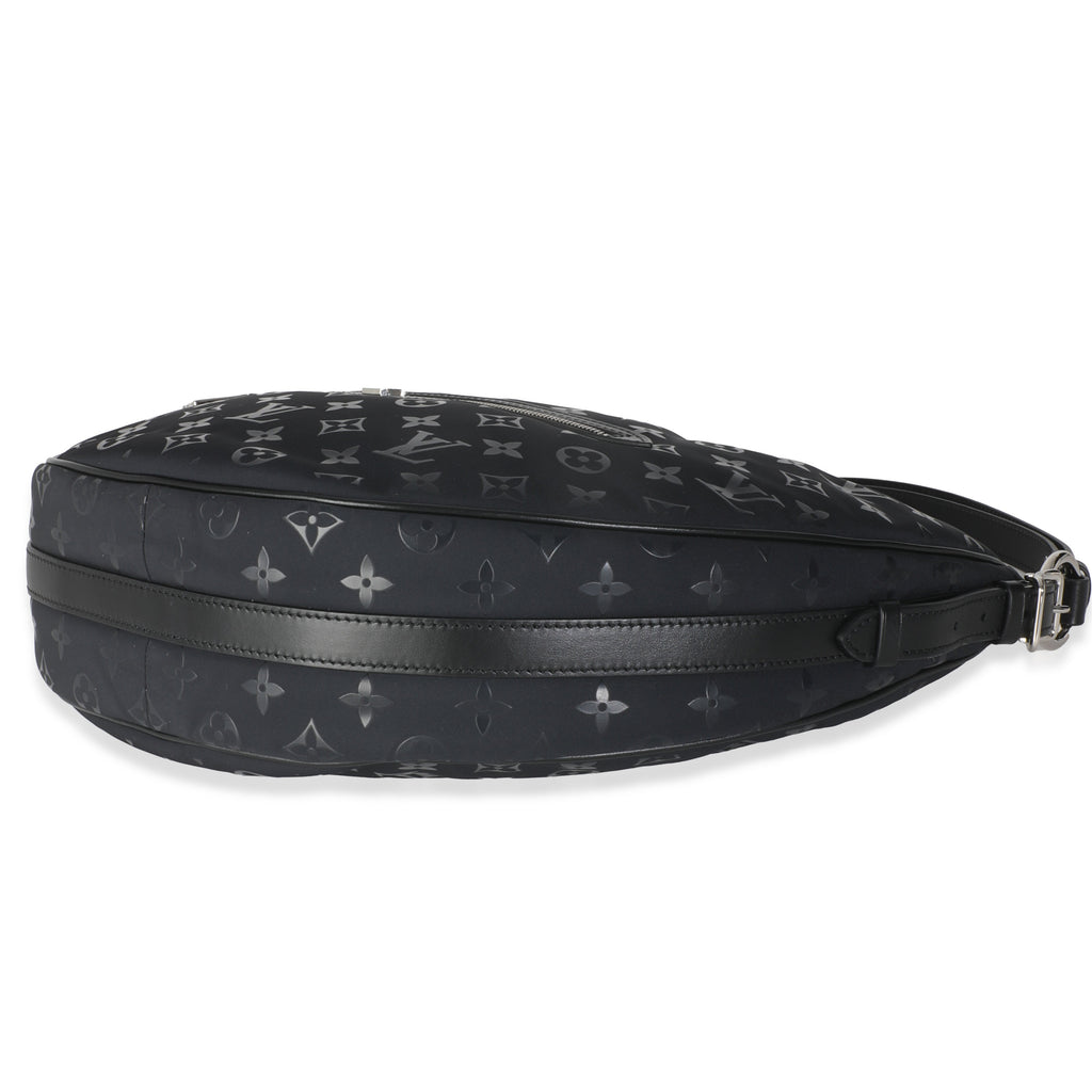 Louis Vuitton Polar Night Nylon Monogram Loop Pocket Hobo
