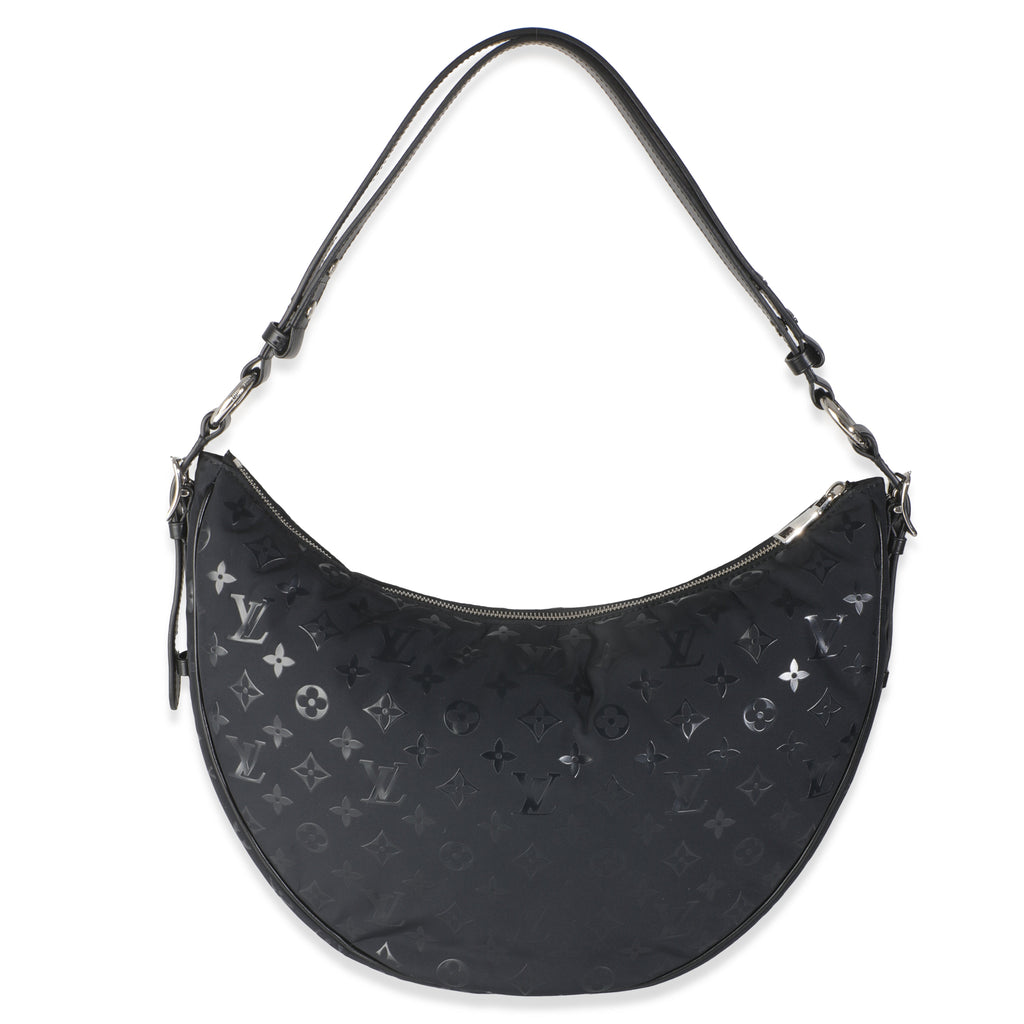 Louis Vuitton Polar Night Nylon Monogram Loop Pocket Hobo