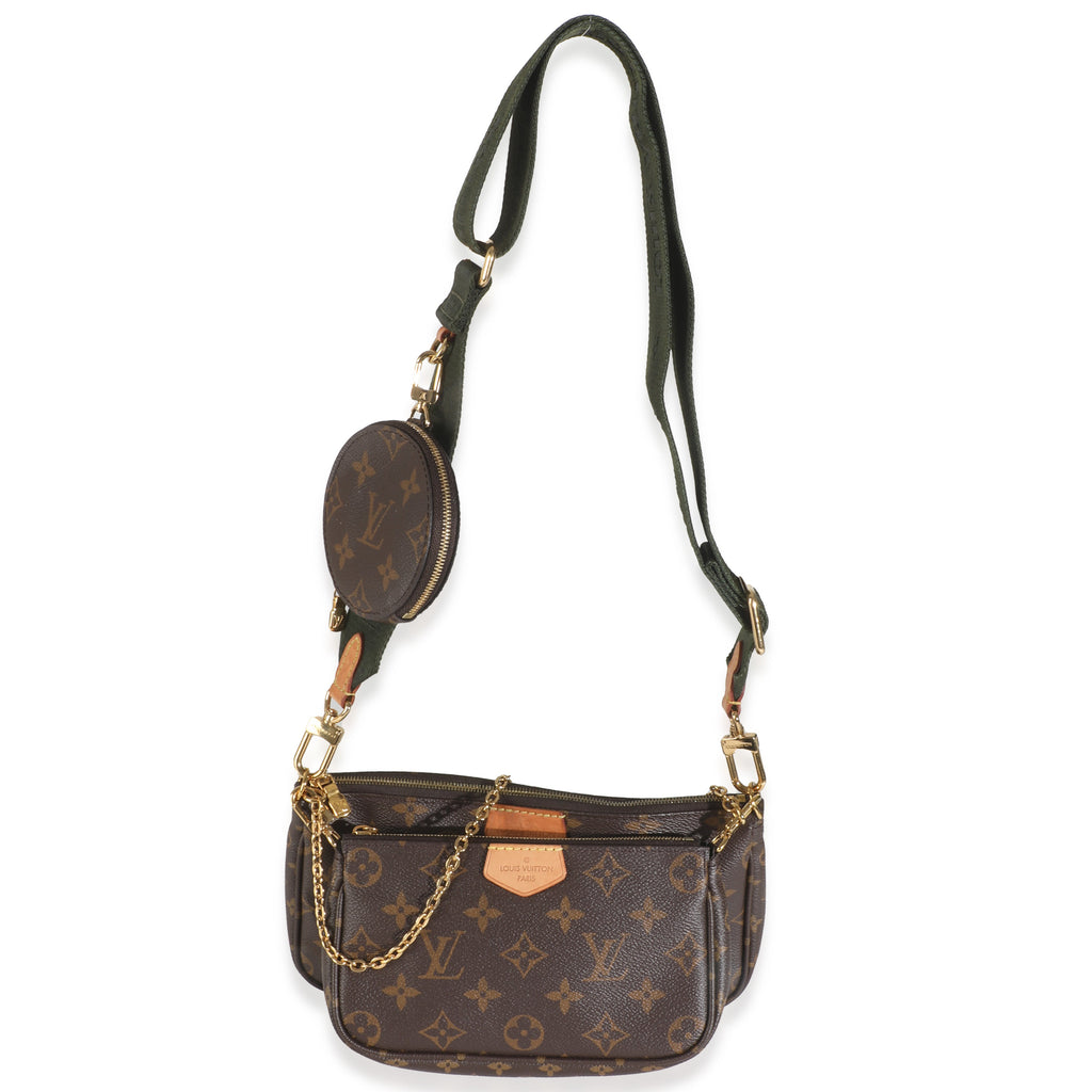 Louis Vuitton Khaki Monogram Canvas Multi Pochette Accessoires