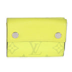 Louis Vuitton Yellow Tiagrama Discovery Compact Wallet