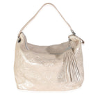 Louis Vuitton Silver Monogram Shimmer Calfskin Halo