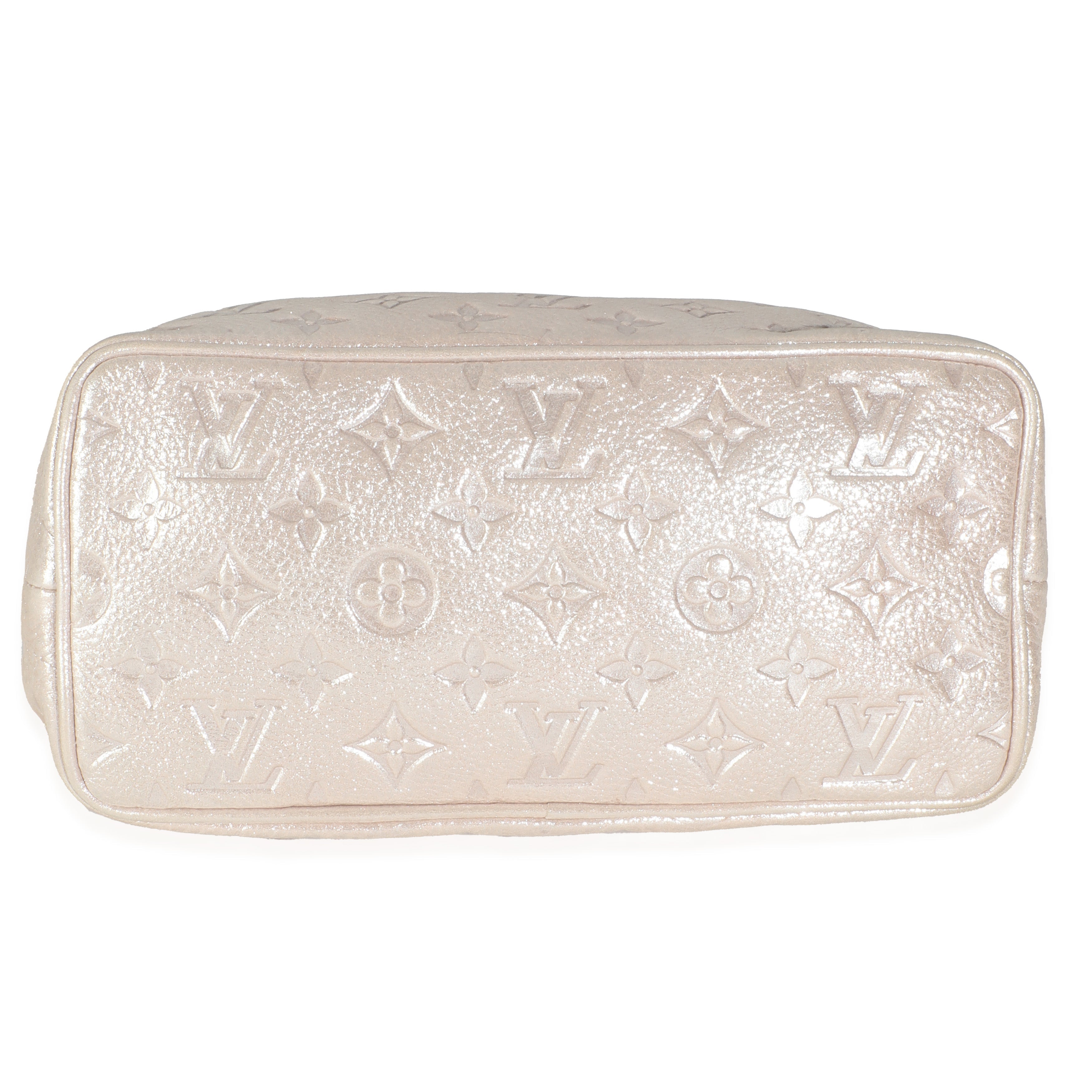 Louis Vuitton Silver Monogram Shimmer Calfskin Halo