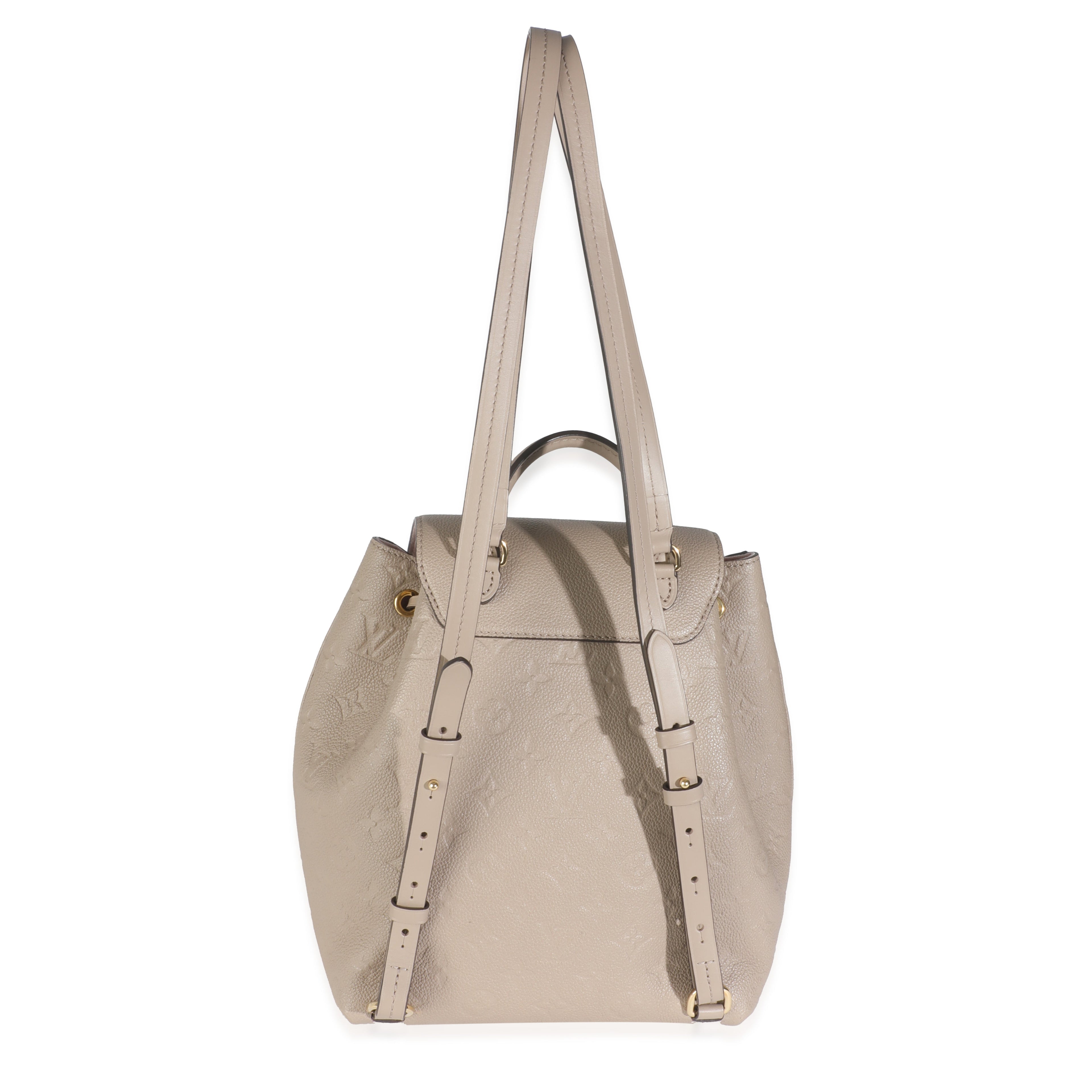 Louis Vuitton Turtledove Monogram Empreinte Montsouris Backpack NM