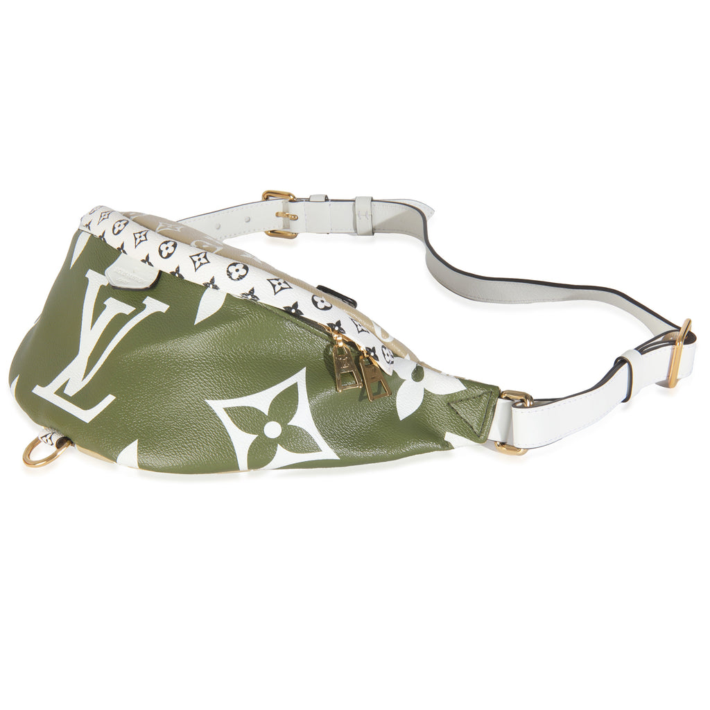 Louis Vuitton Khaki Beige Monogram Giant Canvas Bumbag