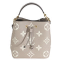 Louis Vuitton Tourterelle Creme Empreinte Monogram Giant Neonoe MM
