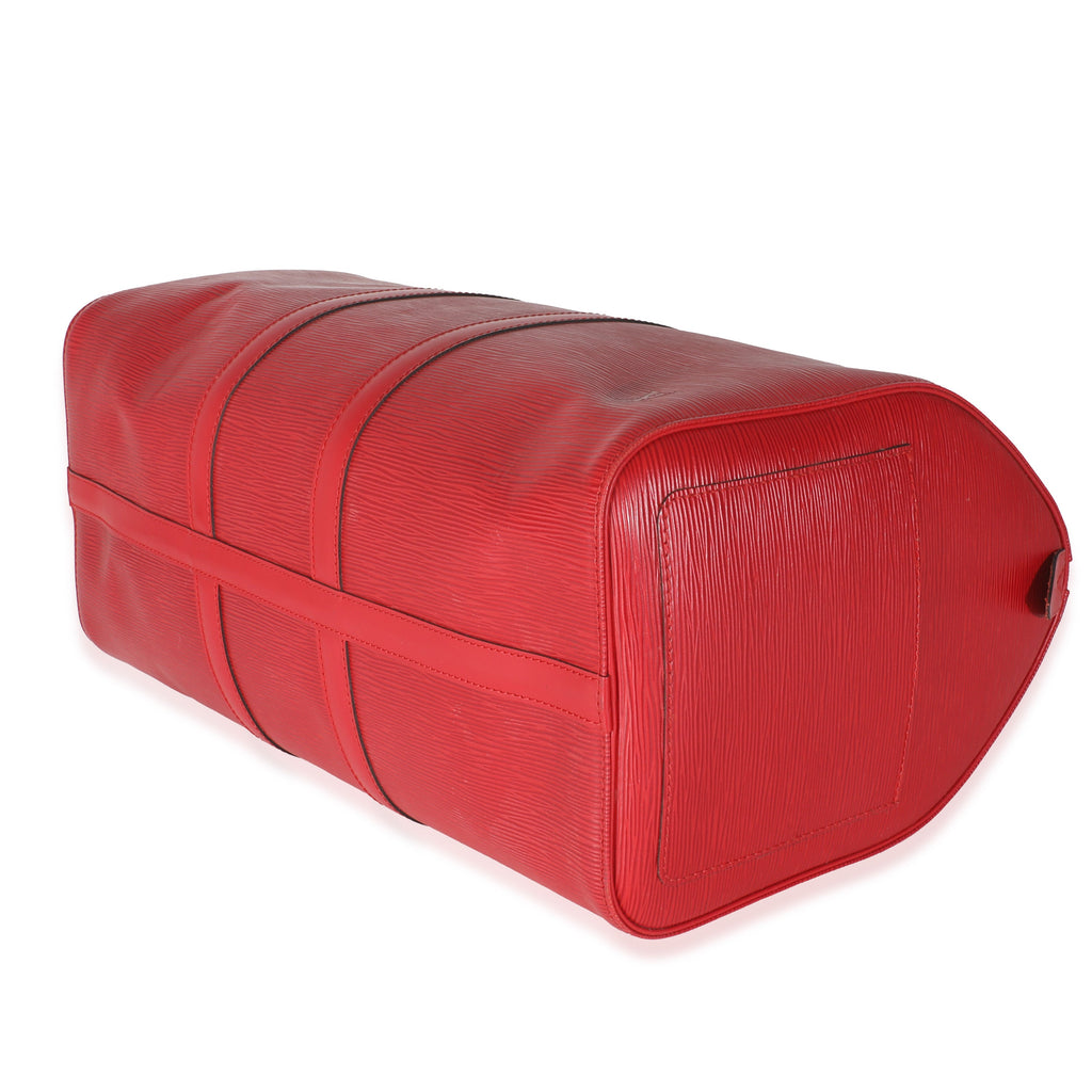 Louis Vuitton Vintage Red Epi Keepall 45