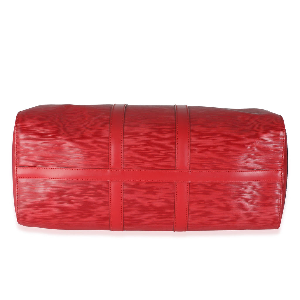 Louis Vuitton Vintage Red Epi Keepall 45