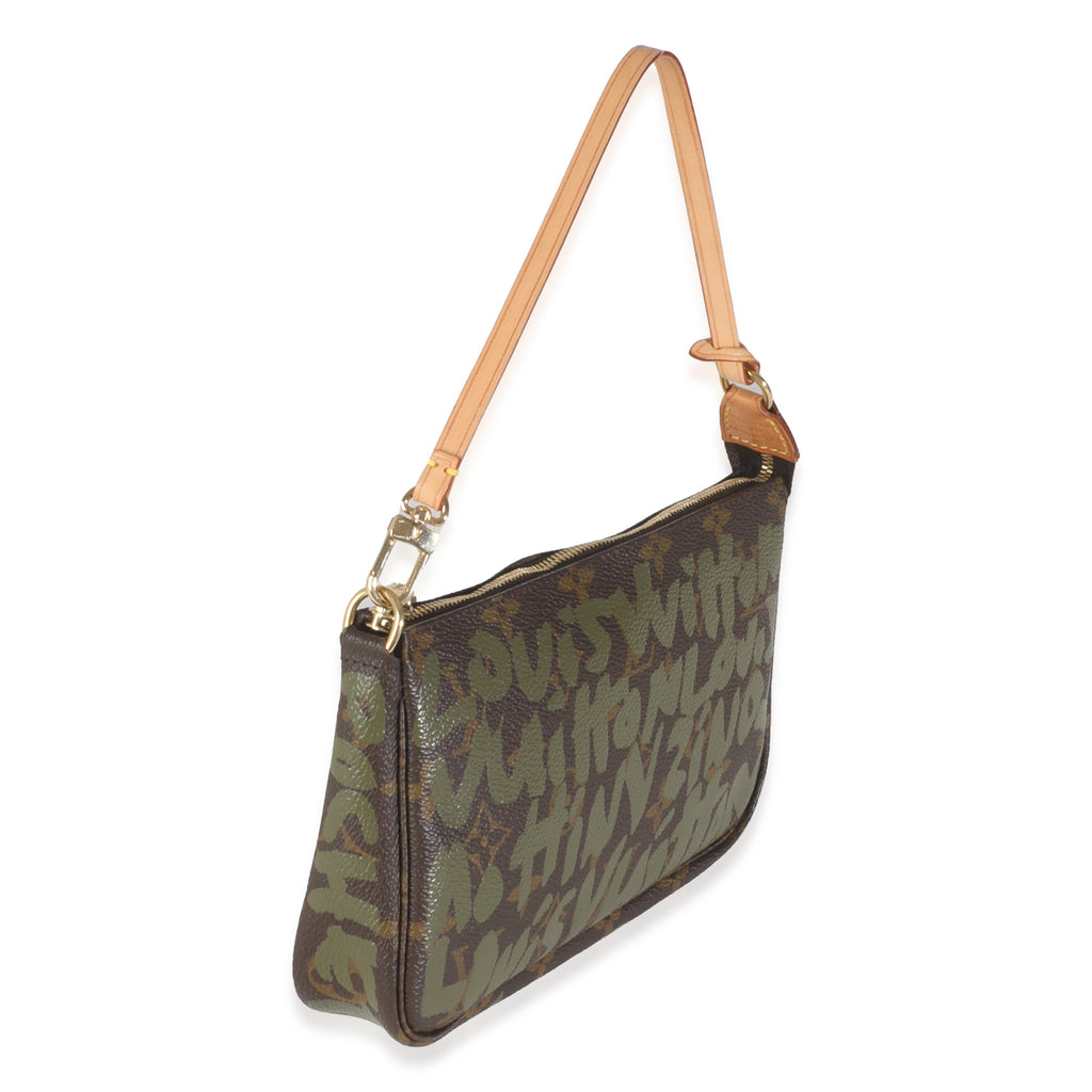 Louis Vuitton x Stephen Sprouse Monogram Canvas Graffiti Pochette Accessories
