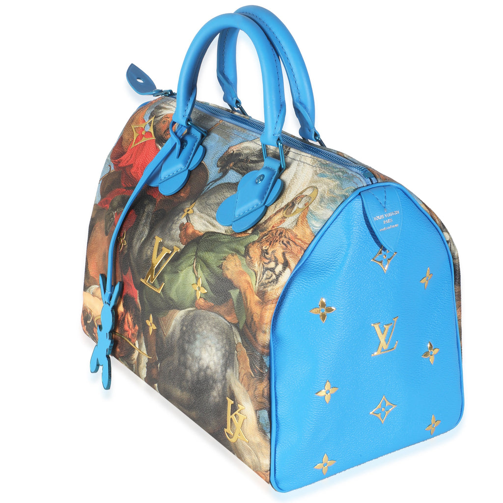Louis Vuitton x Jeff Koons Multicolor Canvas Masters Collection Rubens Speedy 3