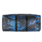Louis Vuitton Blue Damier Graphite Canvas Pixel Canvas Keepall Bandouliere 50