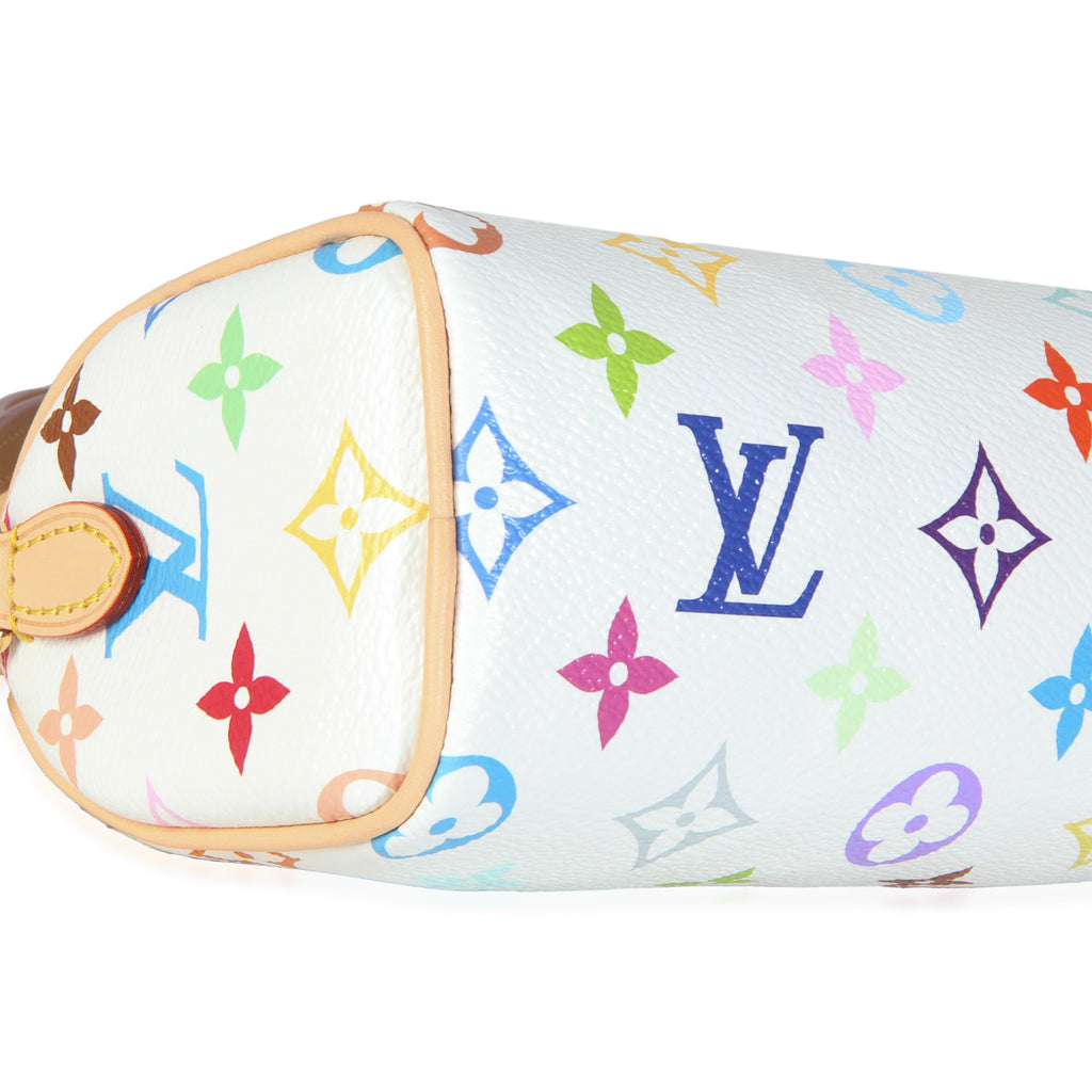 Louis Vuitton x TM White Monogram Multicolor Nano Speedy NM