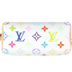 Louis Vuitton x TM White Monogram Multicolor Nano Speedy NM