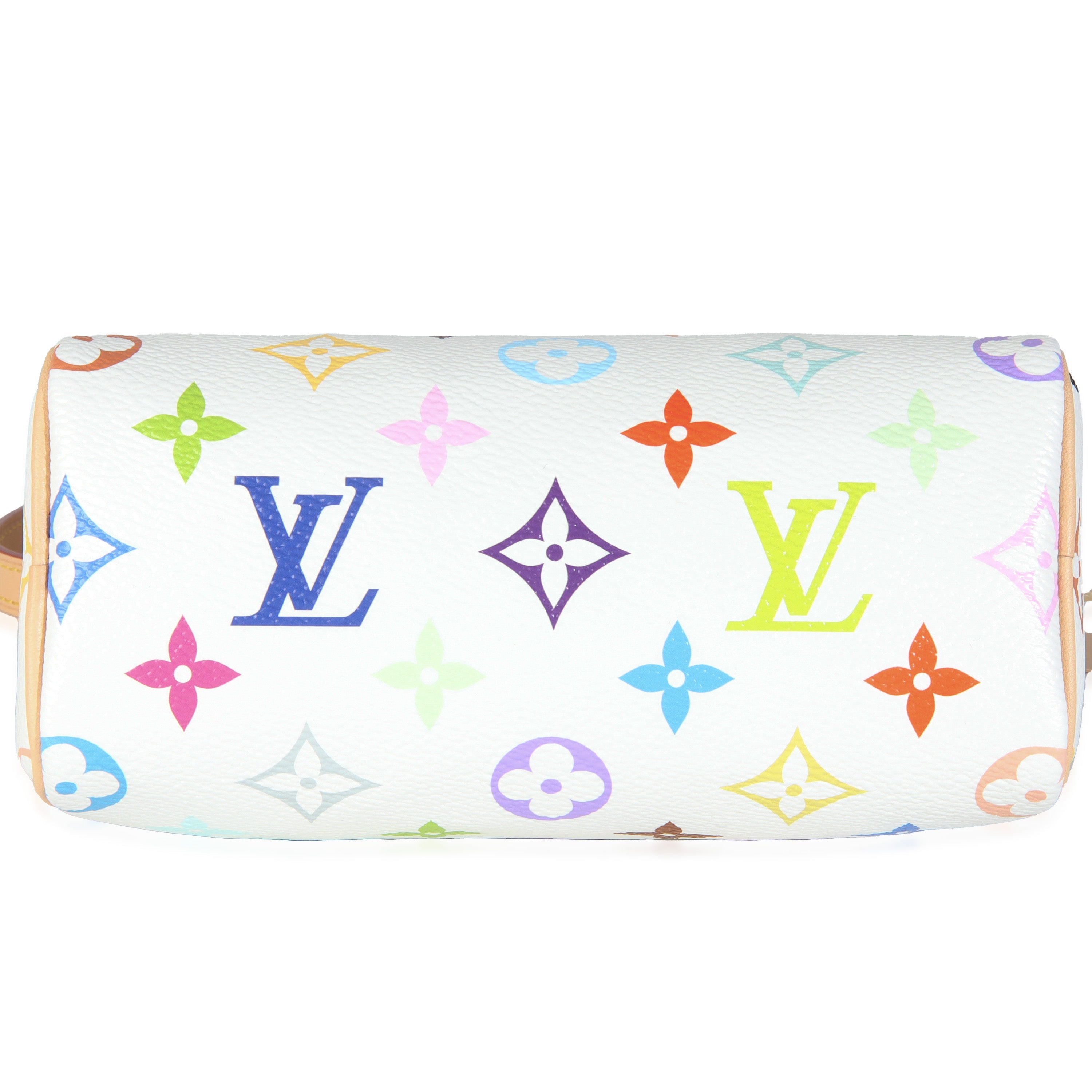 Louis Vuitton x TM White Monogram Multicolor Nano Speedy NM