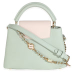 Louis Vuitton Jade Taurillon Flower Capucines BB