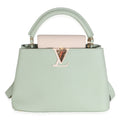 Louis Vuitton Jade Taurillon Flower Capucines BB