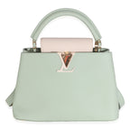 Louis Vuitton Jade Taurillon Flower Capucines BB