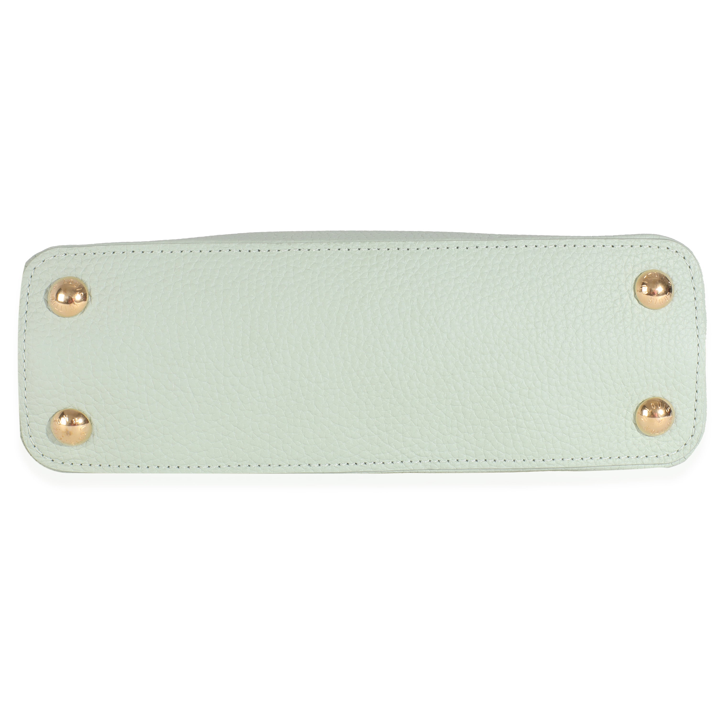 Louis Vuitton Jade Taurillon Flower Capucines BB