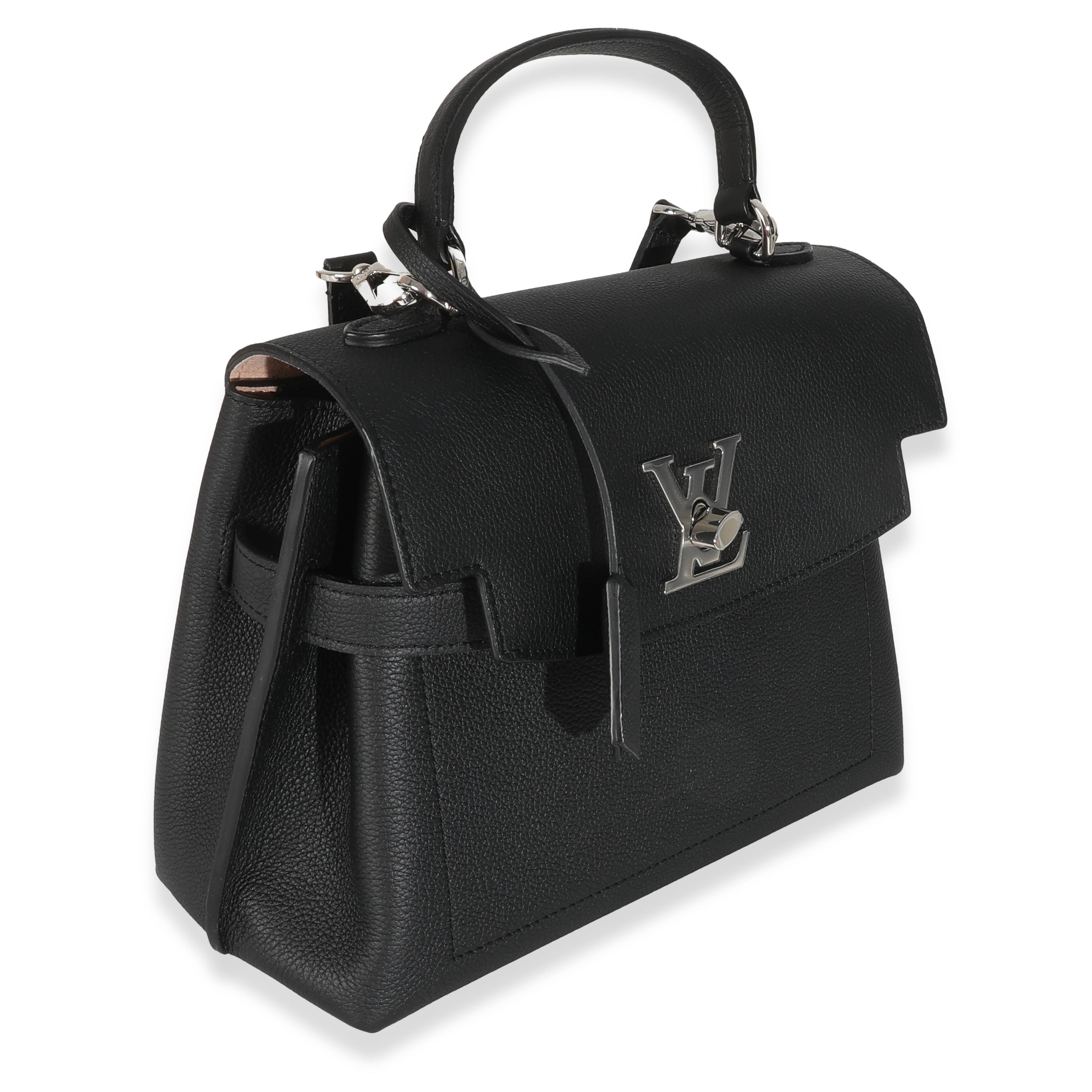 Louis Vuitton Black Calfskin Lockme Ever BB