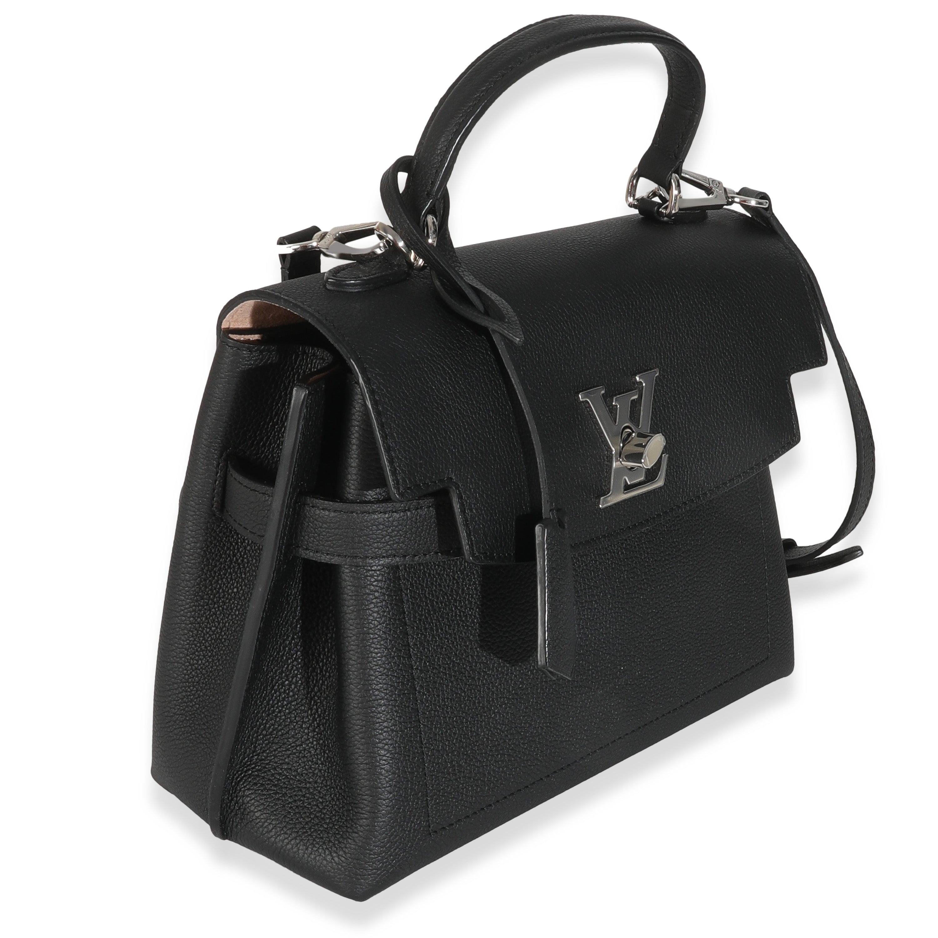 Louis Vuitton Black Calfskin Lockme Ever BB
