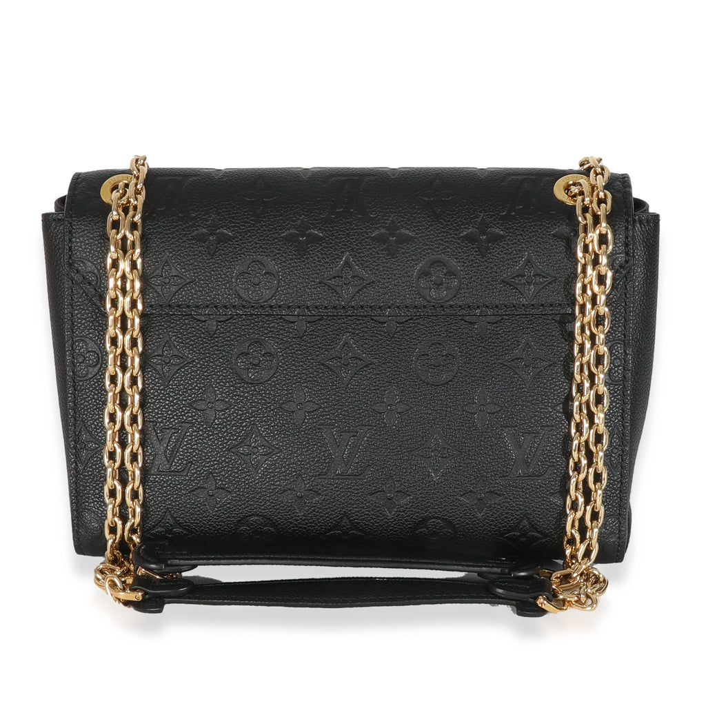 Louis Vuitton Black Monogram Empreinte Vavin PM