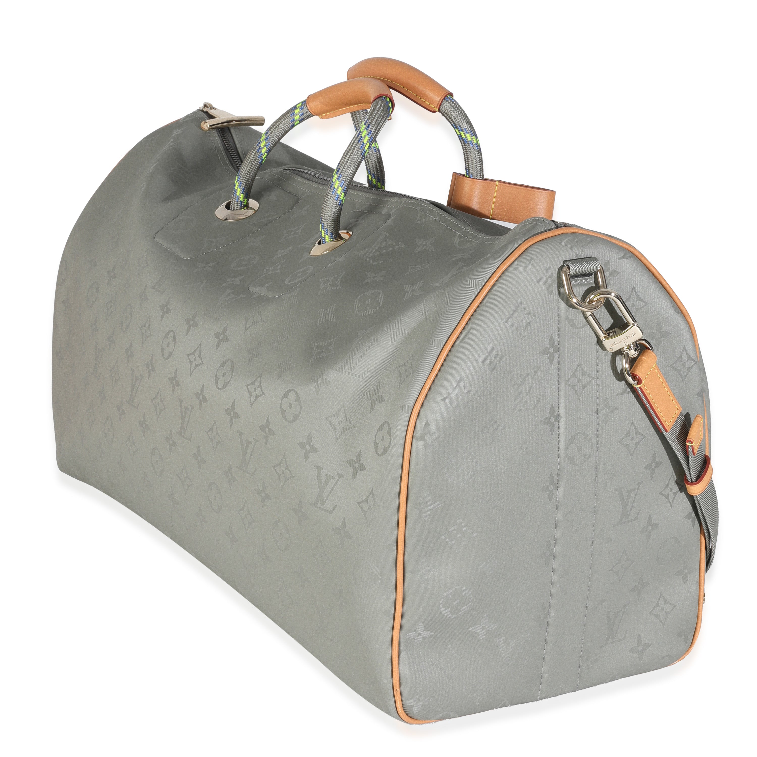 Louis Vuitton Monogram Titanium Keepall Bandouliere 50