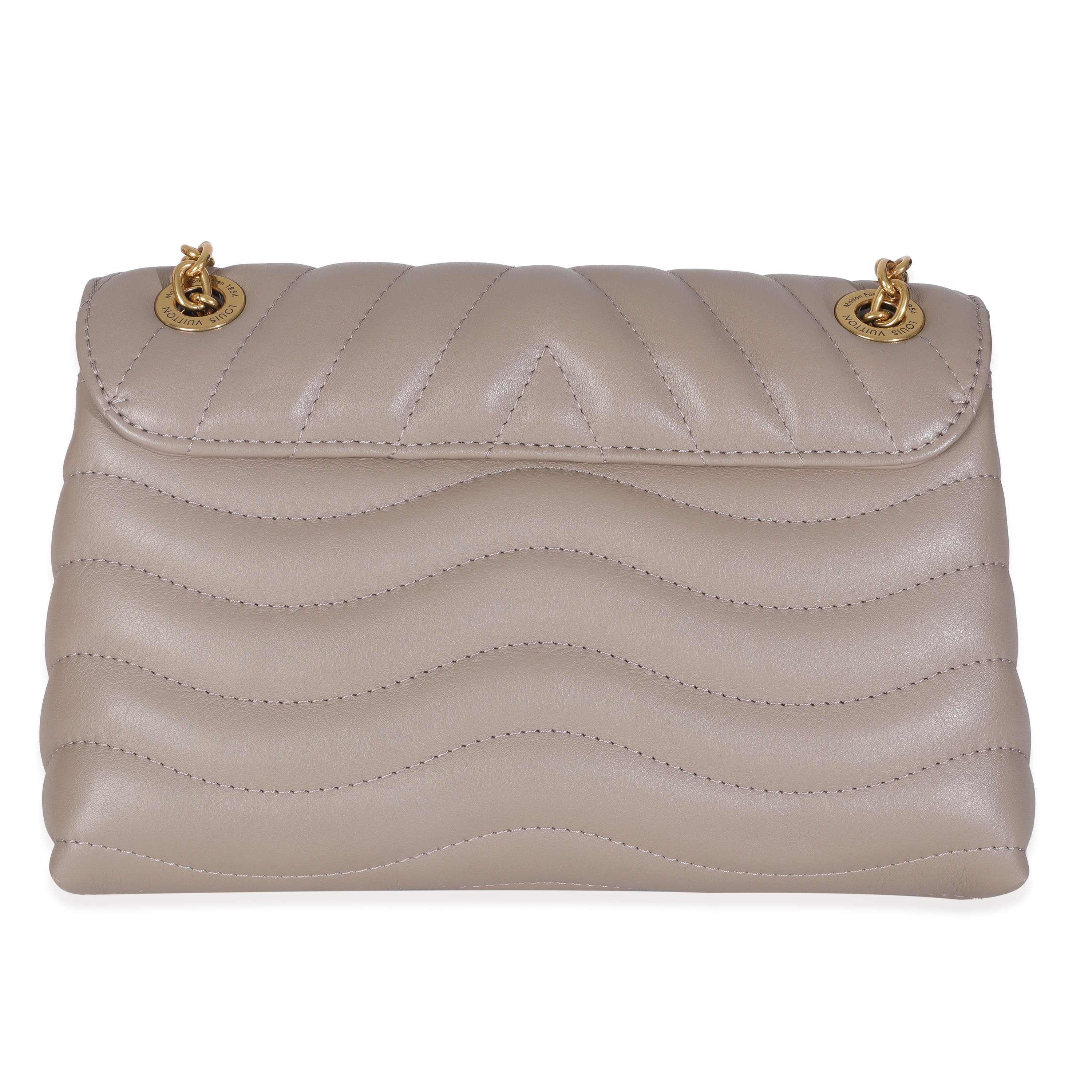 Louis Vuitton Taupe Calf Leather New Wave Chain MM