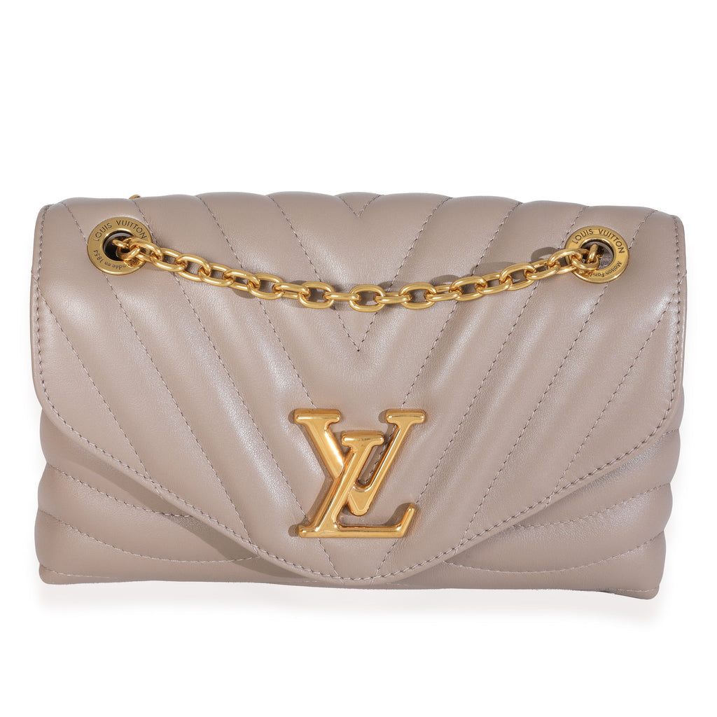 Louis Vuitton Taupe Calf Leather New Wave Chain MM