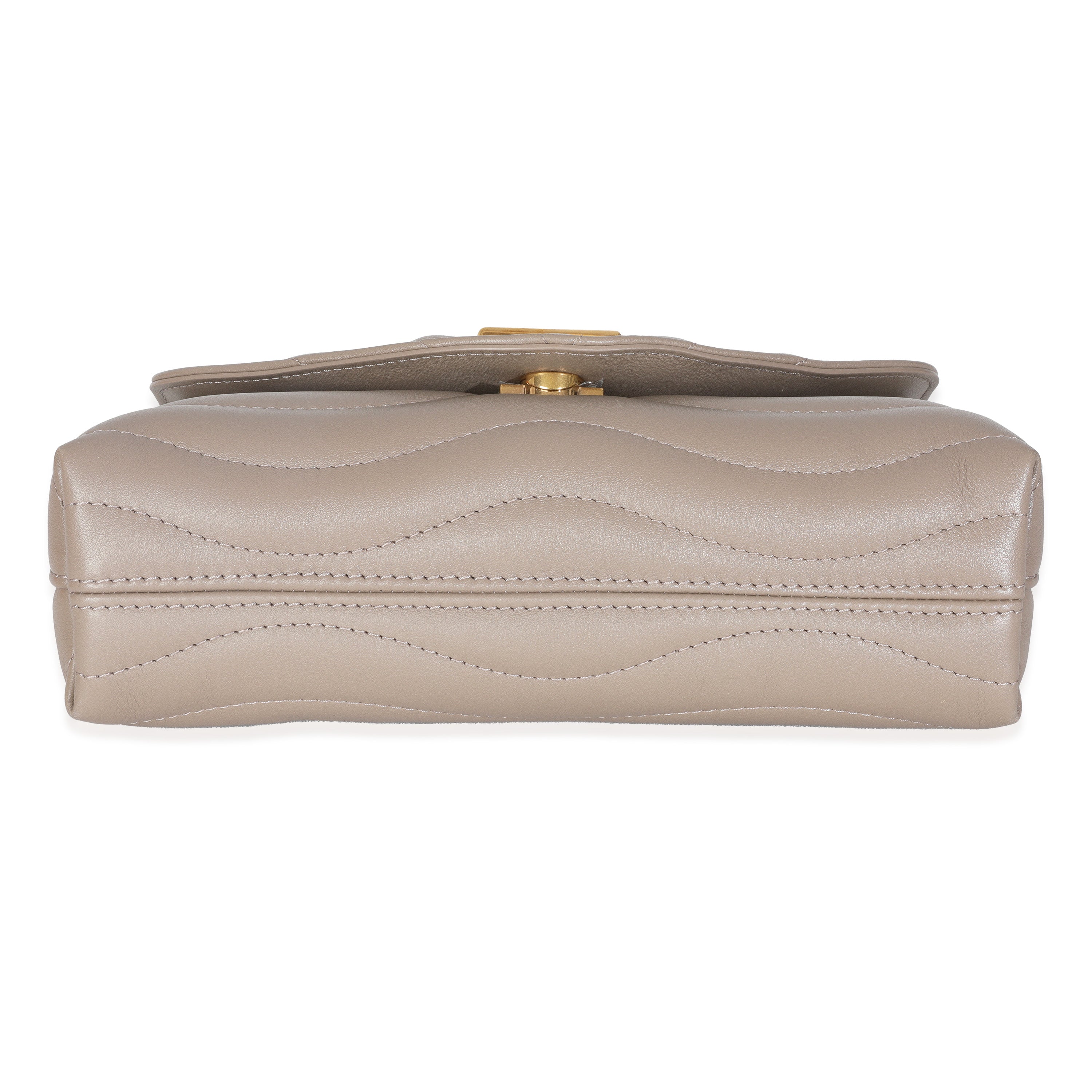 Louis Vuitton Taupe Calf Leather New Wave Chain MM