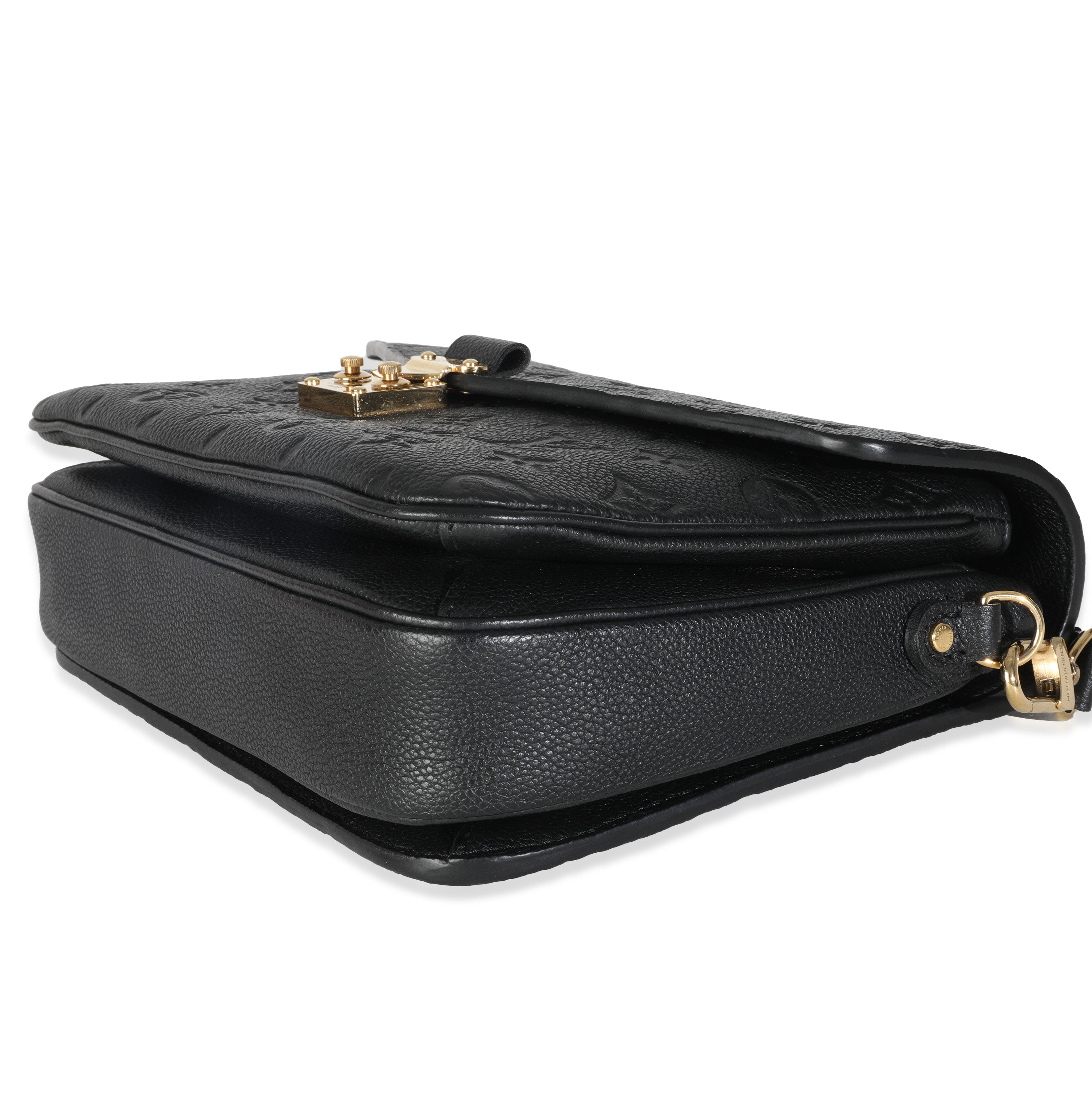 Louis Vuitton Black Monogram Empreinte Pochette Metis