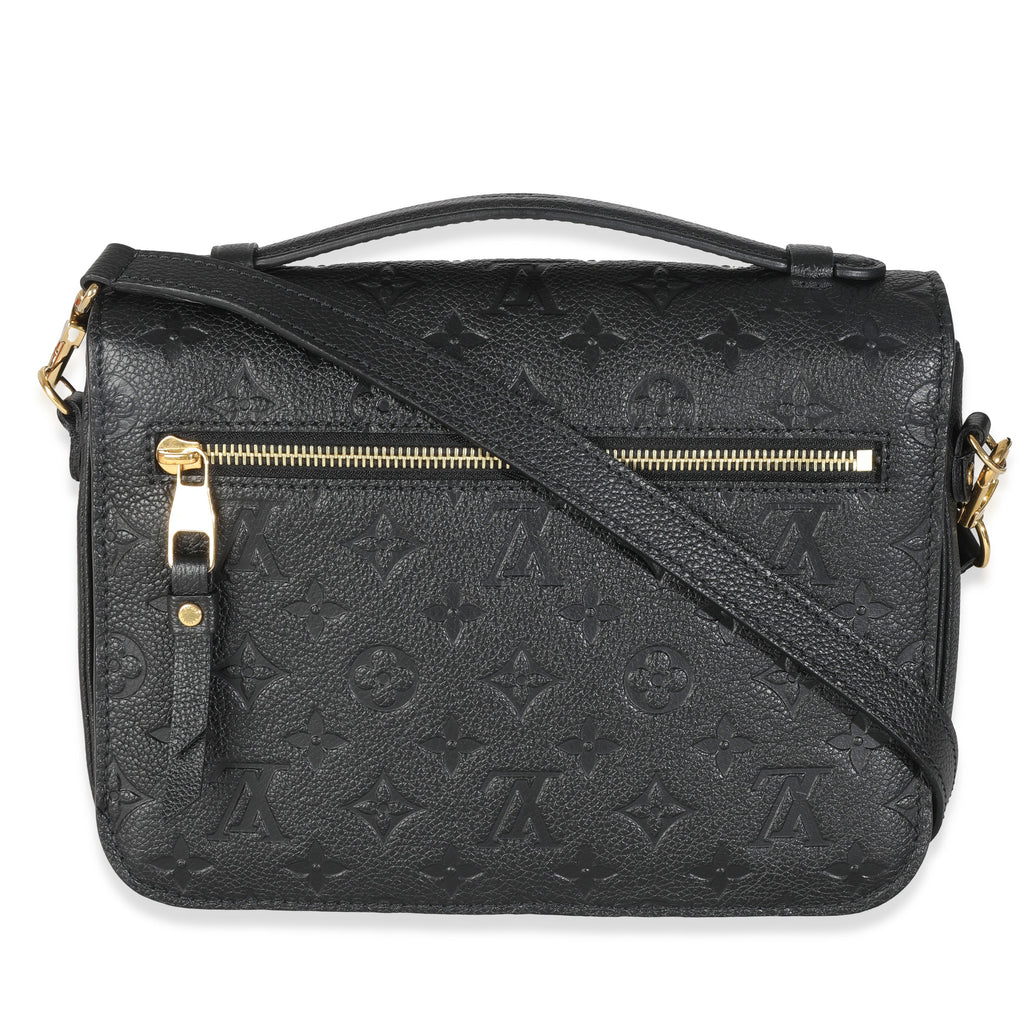 Louis Vuitton Black Monogram Empreinte Pochette Metis