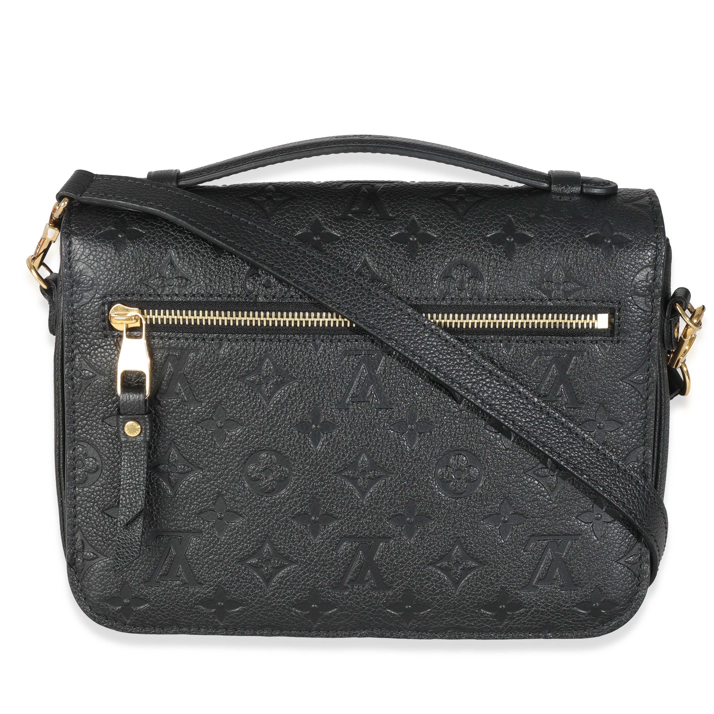 Louis Vuitton Black Monogram Empreinte Pochette Metis