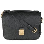 Louis Vuitton Black Monogram Empreinte Pochette Metis