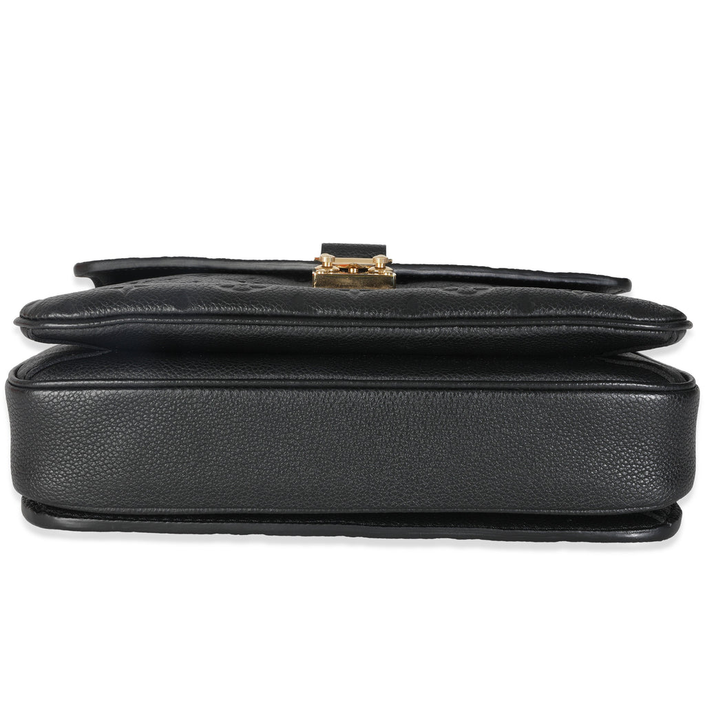 Louis Vuitton Black Monogram Empreinte Pochette Metis