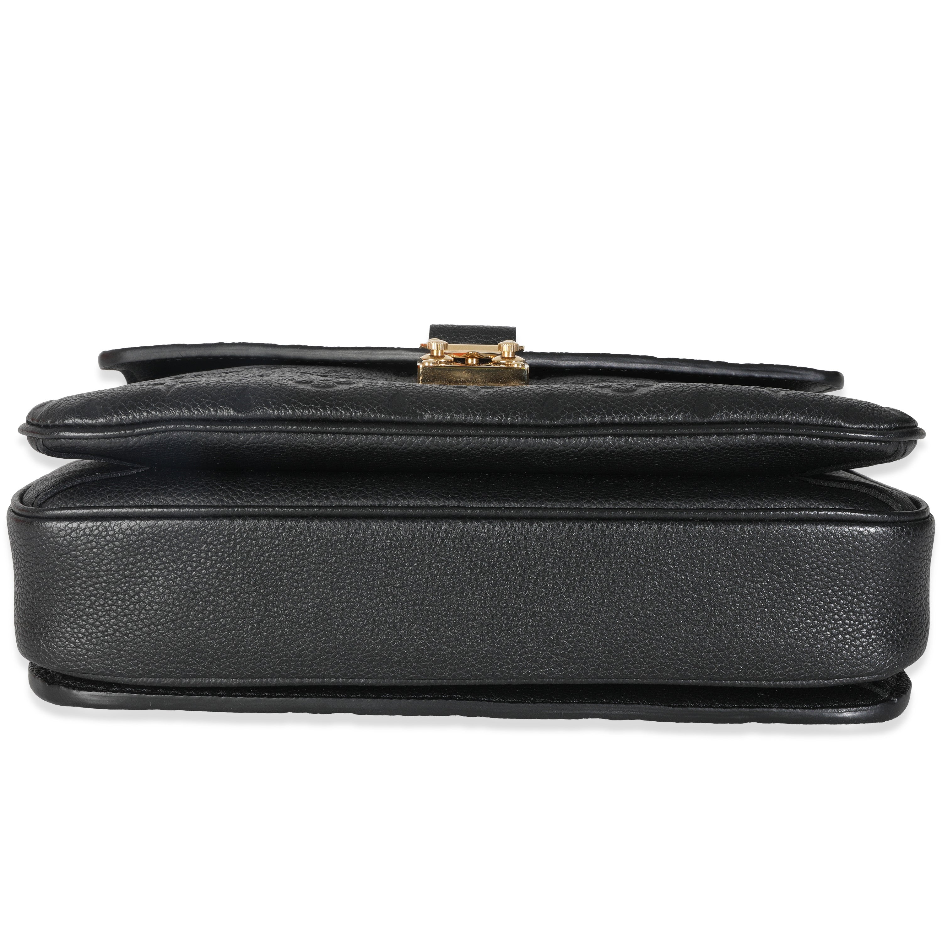 Louis Vuitton Black Monogram Empreinte Pochette Metis