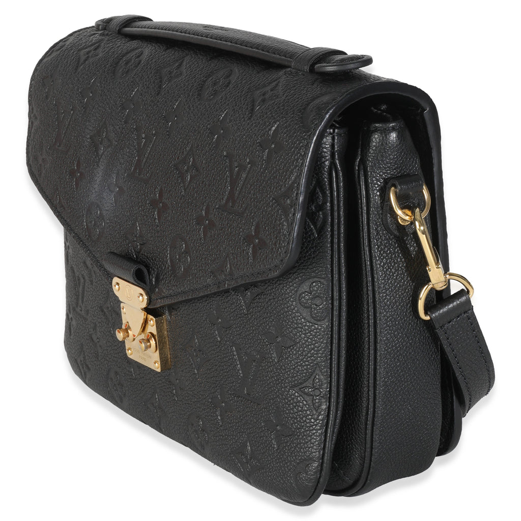 Louis Vuitton Black Monogram Empreinte Pochette Metis