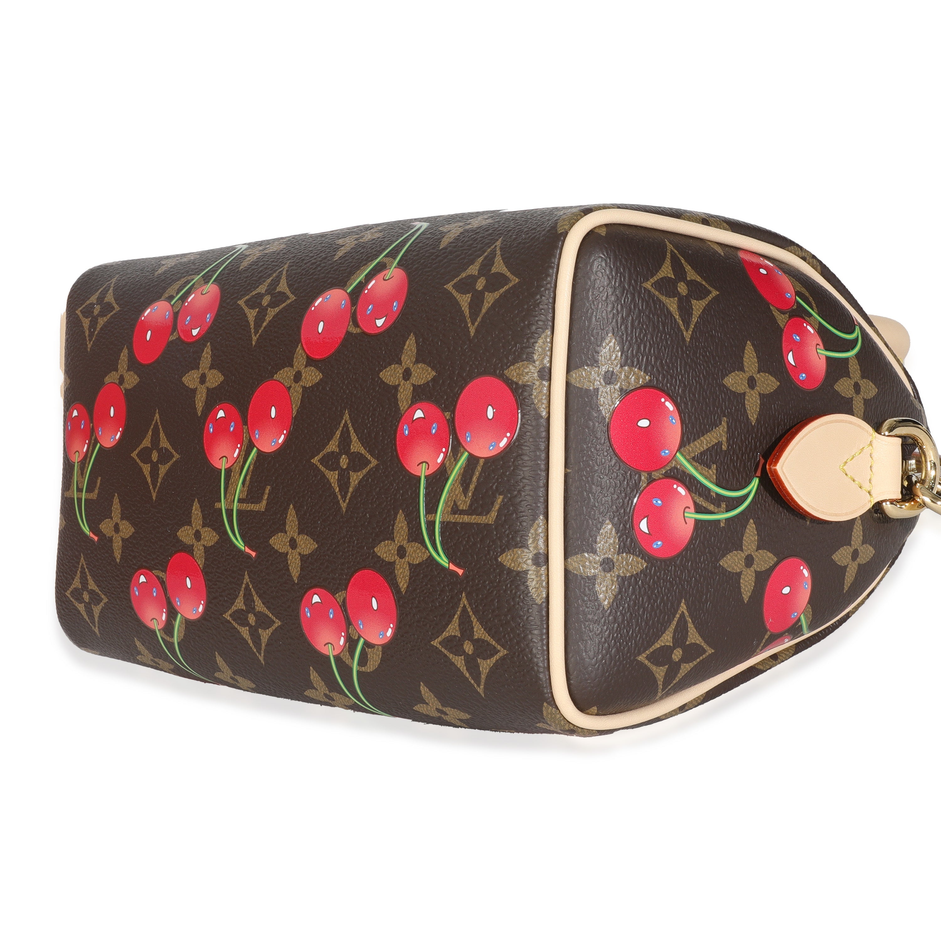 Louis Vuitton x TM Monogram Cerises Canvas Speedy Bandouliere 20
