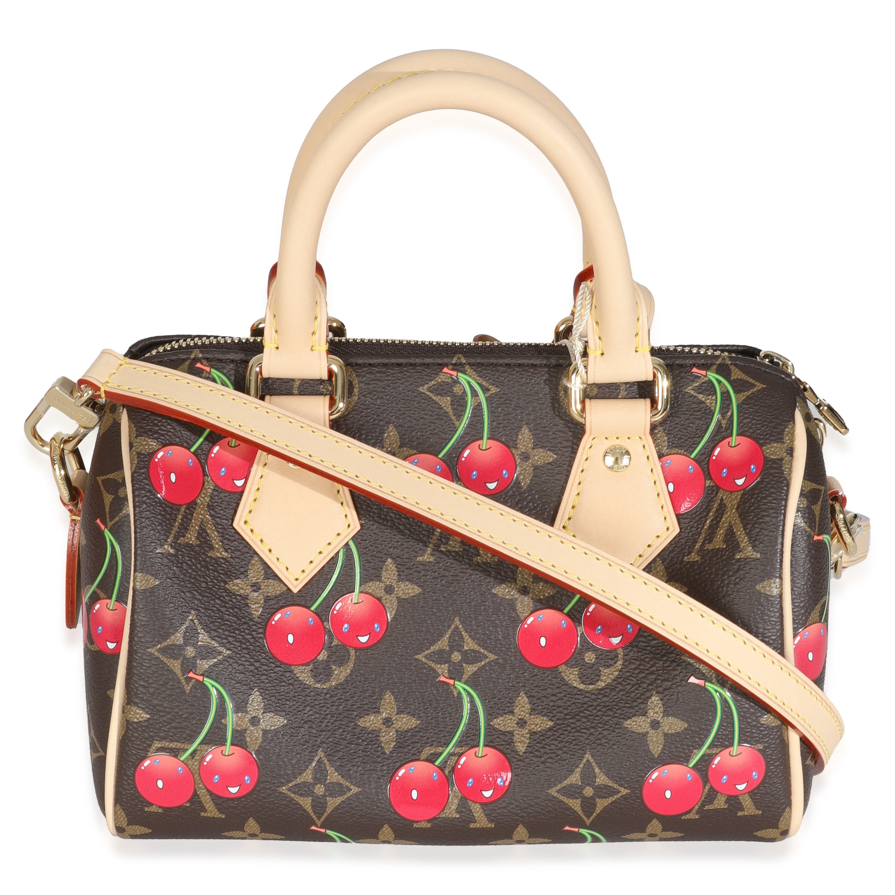 Louis Vuitton x TM Monogram Cerises Canvas Speedy Bandouliere 20