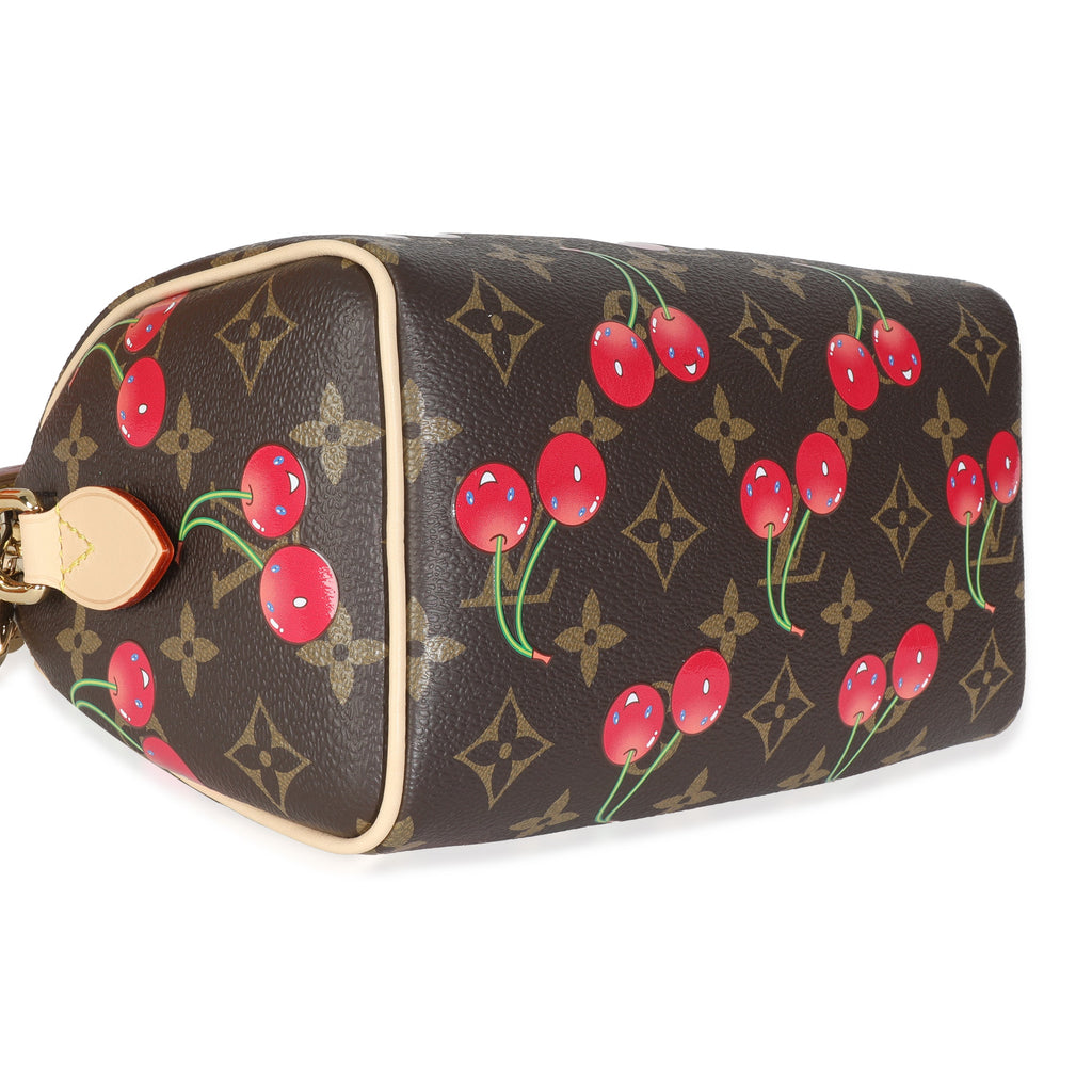 Louis Vuitton x TM Monogram Cerises Canvas Speedy Bandouliere 20