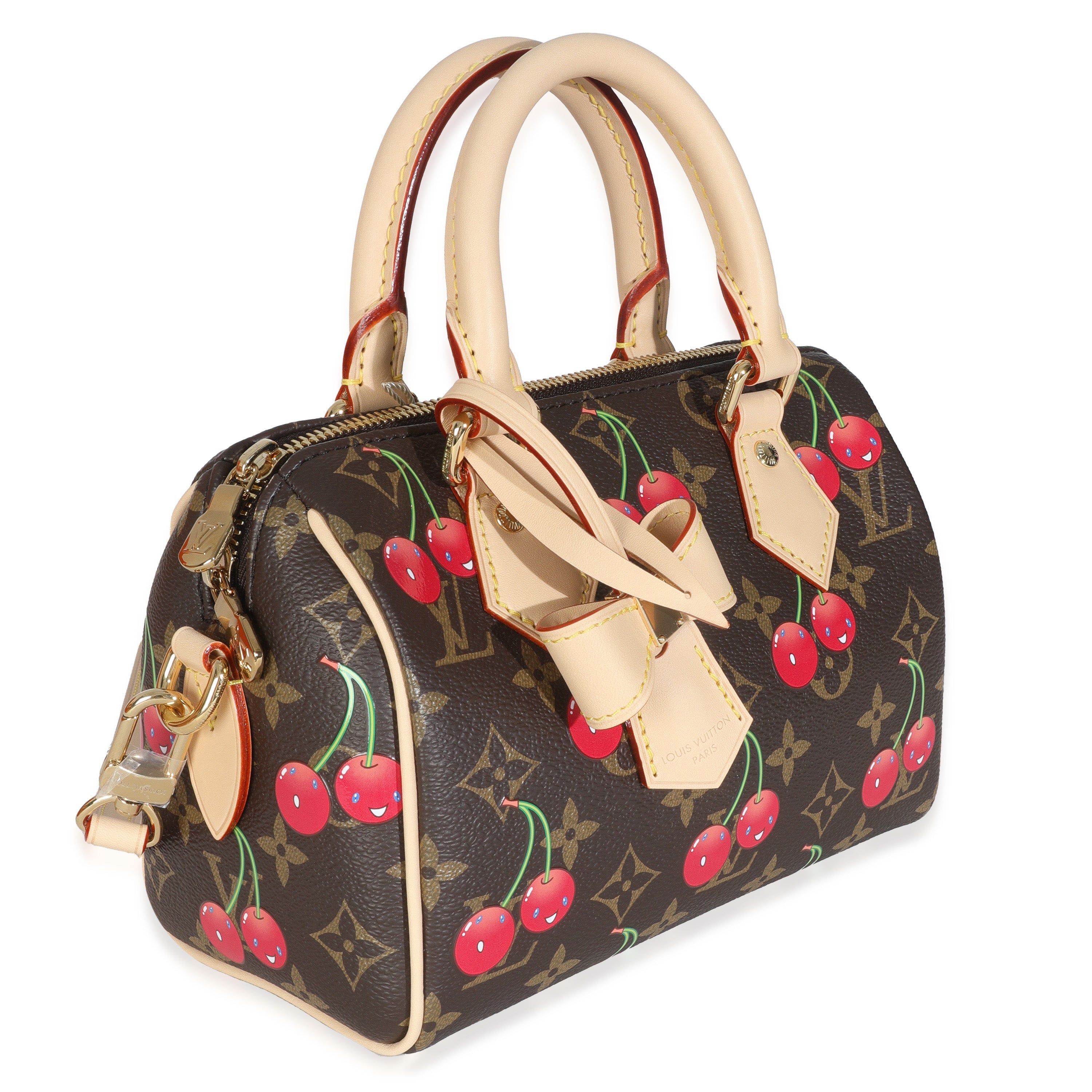 Louis Vuitton x TM Monogram Cerises Canvas Speedy Bandouliere 20