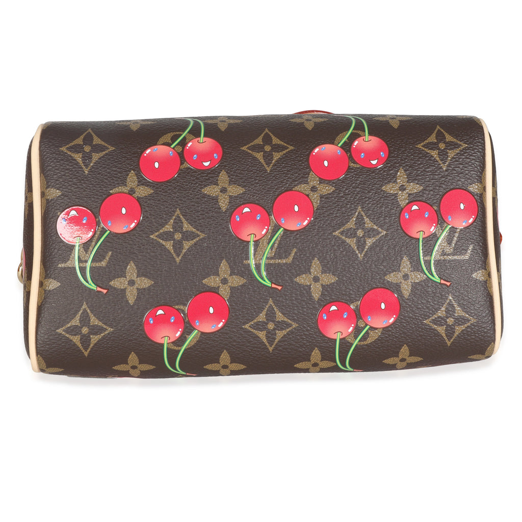 Louis Vuitton x TM Monogram Cerises Canvas Speedy Bandouliere 20