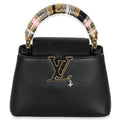 Louis Vuitton Black Taurillon Mini Capucines