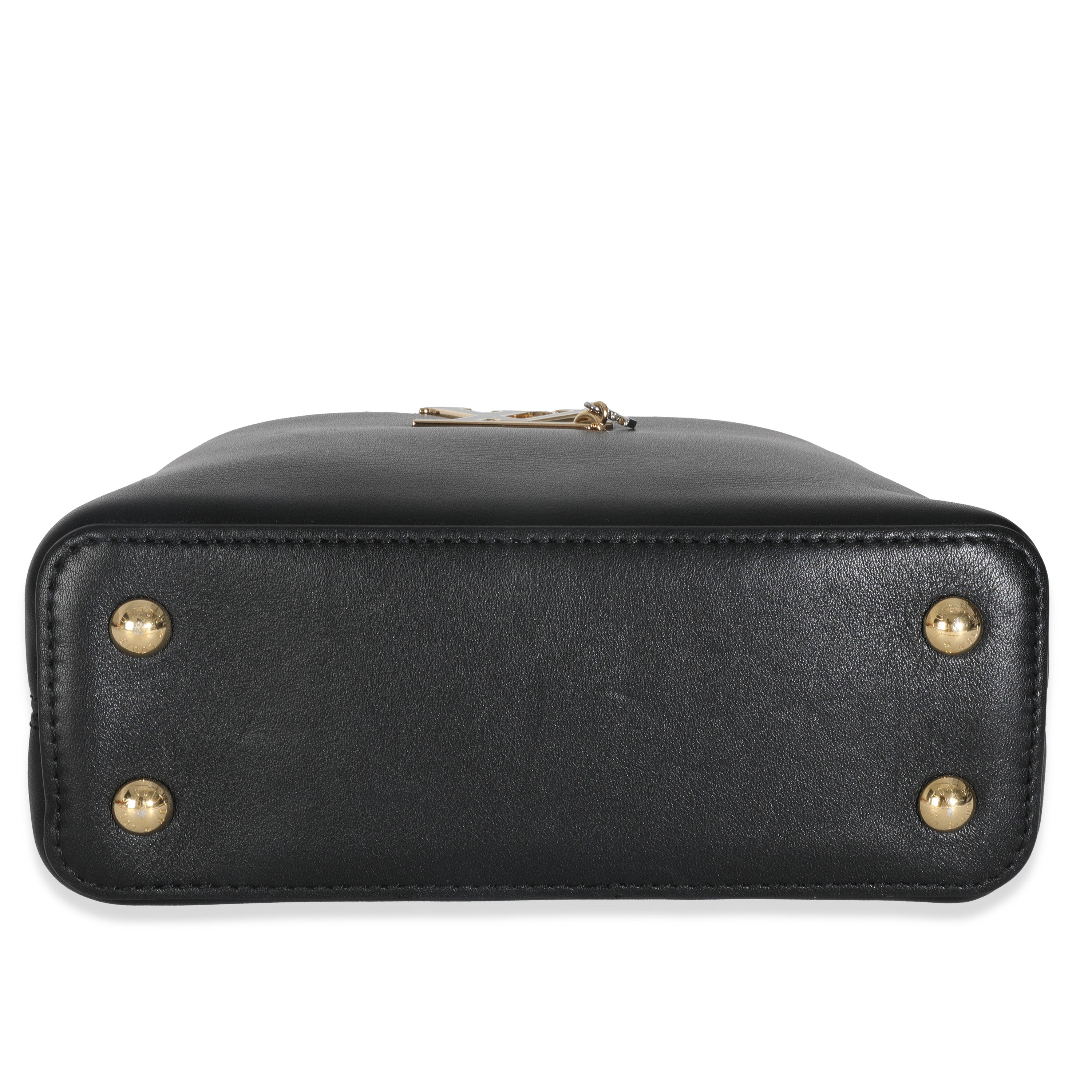 Louis Vuitton Black Taurillon Mini Capucines