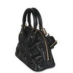 Louis Vuitton Black Bubblegram Calfskin Alma BB