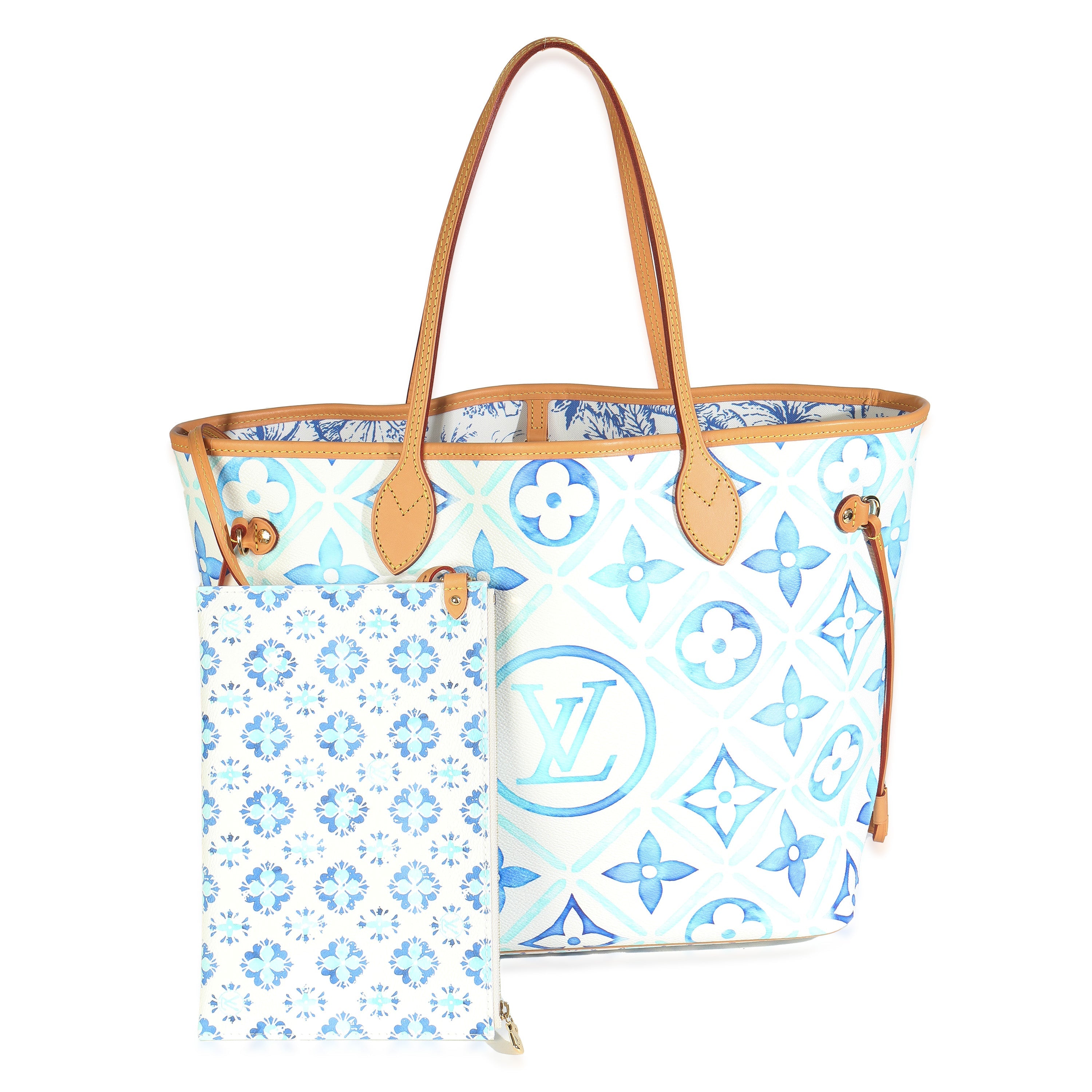 Louis Vuitton Lagoon Blue Monogram Canvas Tiles By The Pool 2.0 Neverfull MM