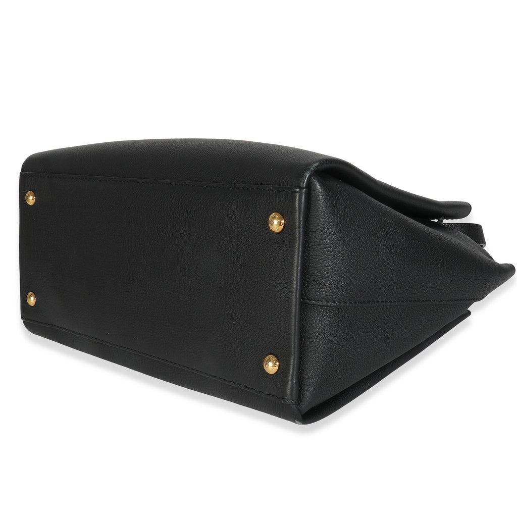 Louis Vuitton Black Calfskin Lockmeto Bag