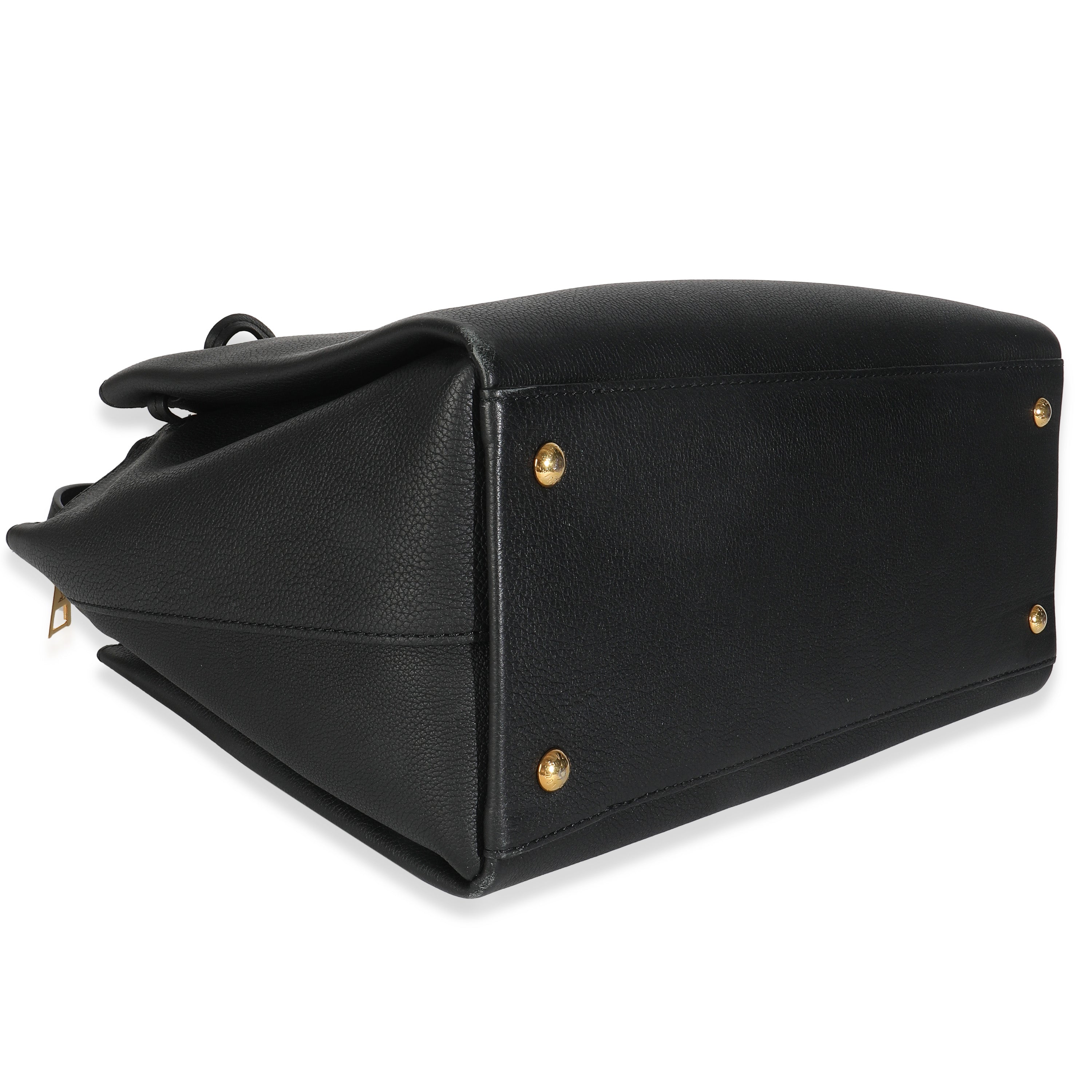 Louis Vuitton Black Calfskin Lockmeto Bag