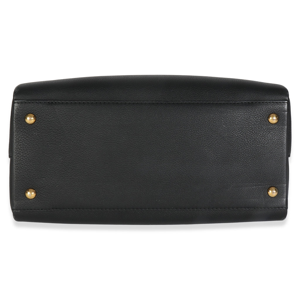 Louis Vuitton Black Calfskin Lockmeto Bag