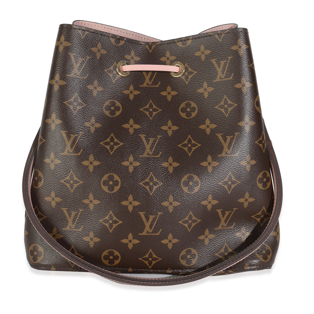 Louis Vuitton Rose Poudre Damier Ebene Canvas Neonoe MM