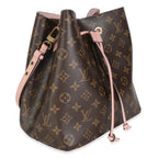 Louis Vuitton Rose Poudre Damier Ebene Canvas Neonoe MM
